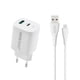 thumbnail image 1 of Cargador Etrada Lightning para iPhone con Cable 20W Vidvie Carga Rápida, 1 of 3