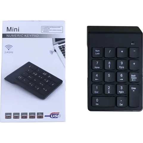 Genérico - Teclado Numérico Inalámbrico Usb Mac Windows