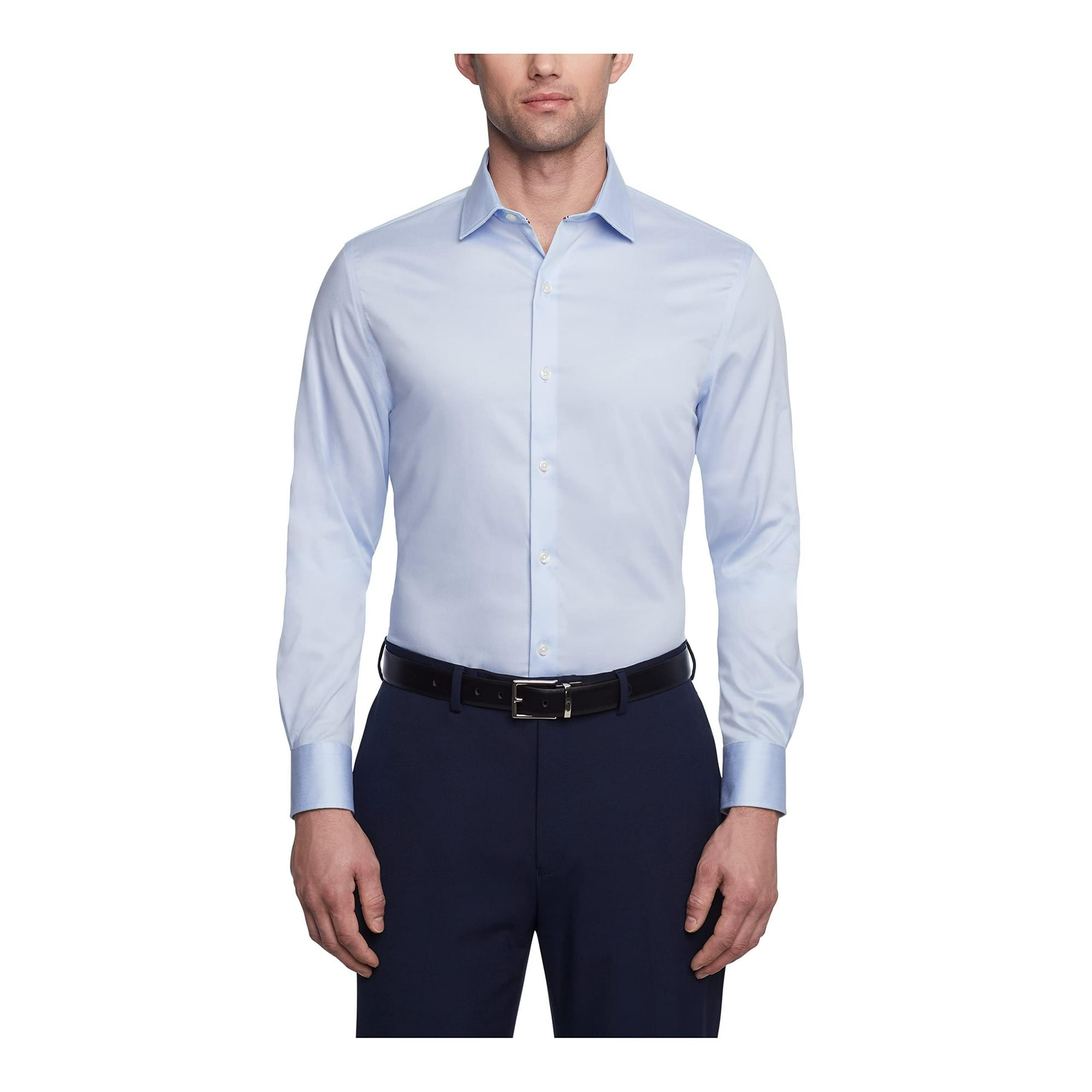 Camisa De Vestir Tommy Hilfiger De Sarga Elástica Ajustada Para Hombre