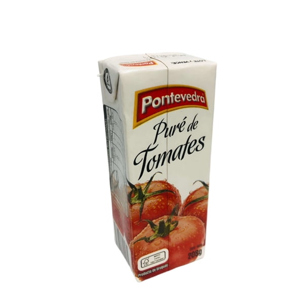 Puré de Tomate - Concentrado de Tomate Caja, 208 g