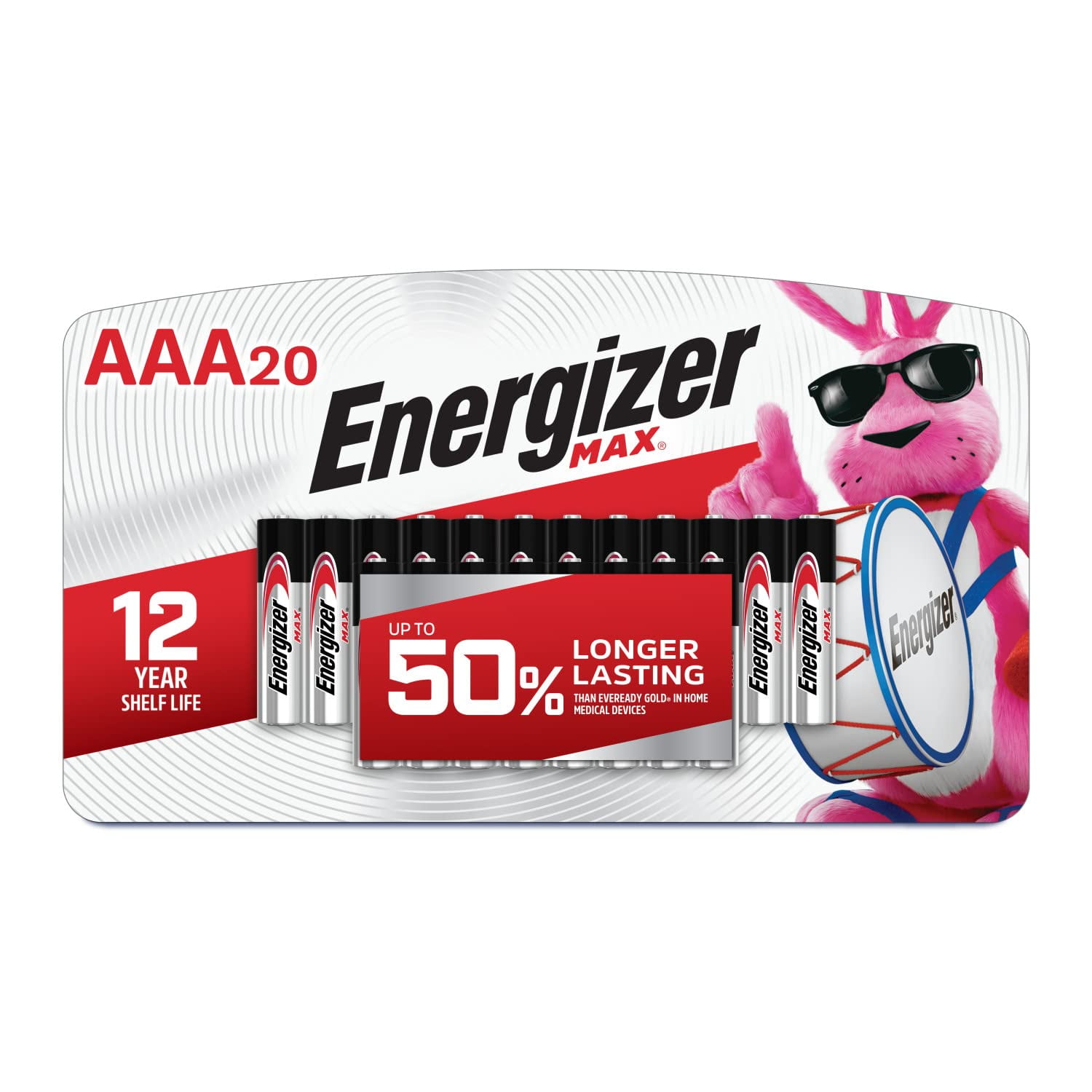 Batería Alcalina Energizer Max Aaa De 1,5 V (paquete De 20)
