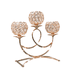 thumbnail image 4 of Candelabro Porta velas  3 Cristal Flor Decoración De Mesa, 4 of 5