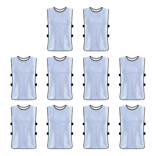 Pack X10 Chalecos Deportivo Petos Multiuso Para Niños Futbol