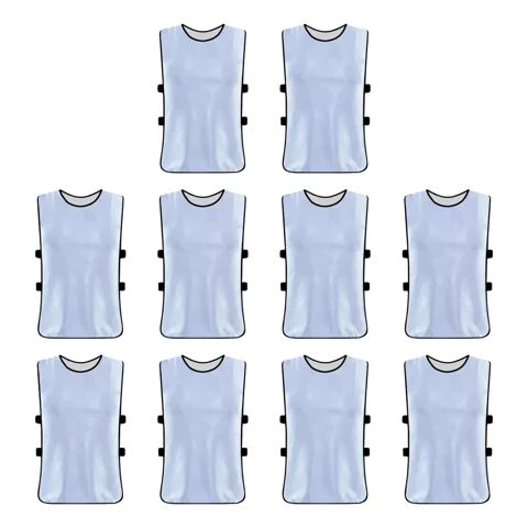 Linea Sport - Pack X10 Chalecos Deportivo Petos Multiuso Para Niños Futbol