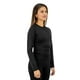 thumbnail image 3 of Primera Capa HW Patagonia Spandex Negro Camiseta Mujer, 3 of 5