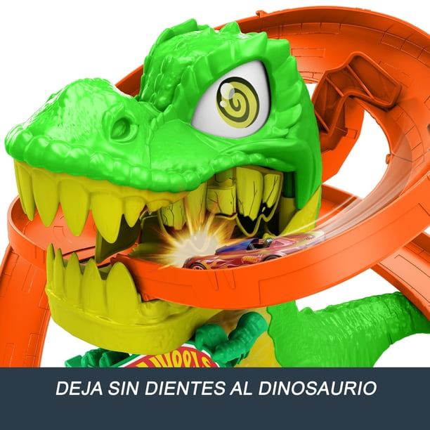 T Rex Pista Para Carros Hot Wheels Wheels Ultimate Garage Pista De