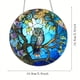 thumbnail image 3 of 1pc, Halloween Owl Glass Window Pendant - Perfect for Home and Outdoor Decorations and Gifts, 3 of 4