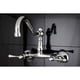 thumbnail image 4 of Grifo de cocina Kingston Brass Vintage 6 de montaje en pared, cromo pulido, 4 of 5