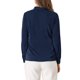 thumbnail image 3 of INSPIRE CHIC Blusas de Manga Larga para Mujer Camisa de Oficina con Cuello de Lazo y Pliegues de Gasa XL Azul Marino, 3 of 8