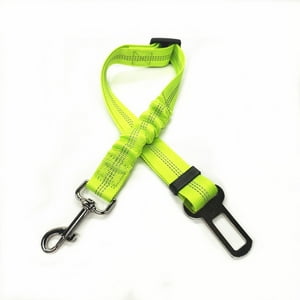Defensor - Cinturón De Seguridad Elásticado, Mascotas, Perros, Gatos Color Verde