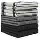 thumbnail image 2 of Bumble Towels - Pack de 6 toallas de 51 cm, algodón, rayas negras, 2 of 6