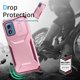 thumbnail image 4 of Funda Resistente para Motorola Moto G Play 4G 2024 con Tapa Deslizante y Protección Militar Rosa, 4 of 6