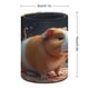 thumbnail image 2 of Cobaya-theme Cylinder Pen Holder Pencil Organizer with Flannel Lining PVC Leather Material Cardboard Base for study work 10*8CM, 2 of 6