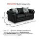 thumbnail image 3 of Sofá 3 Cuerpos XL Con Resorte Estructural Grandón Envejecido Negro, 3 of 3