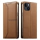 thumbnail image 3 of Funda tipo cartera con bloqueo RFID para iPhone 14 Plus cubierta magnética de cuero con tapa y soporte Marrón, 3 of 6