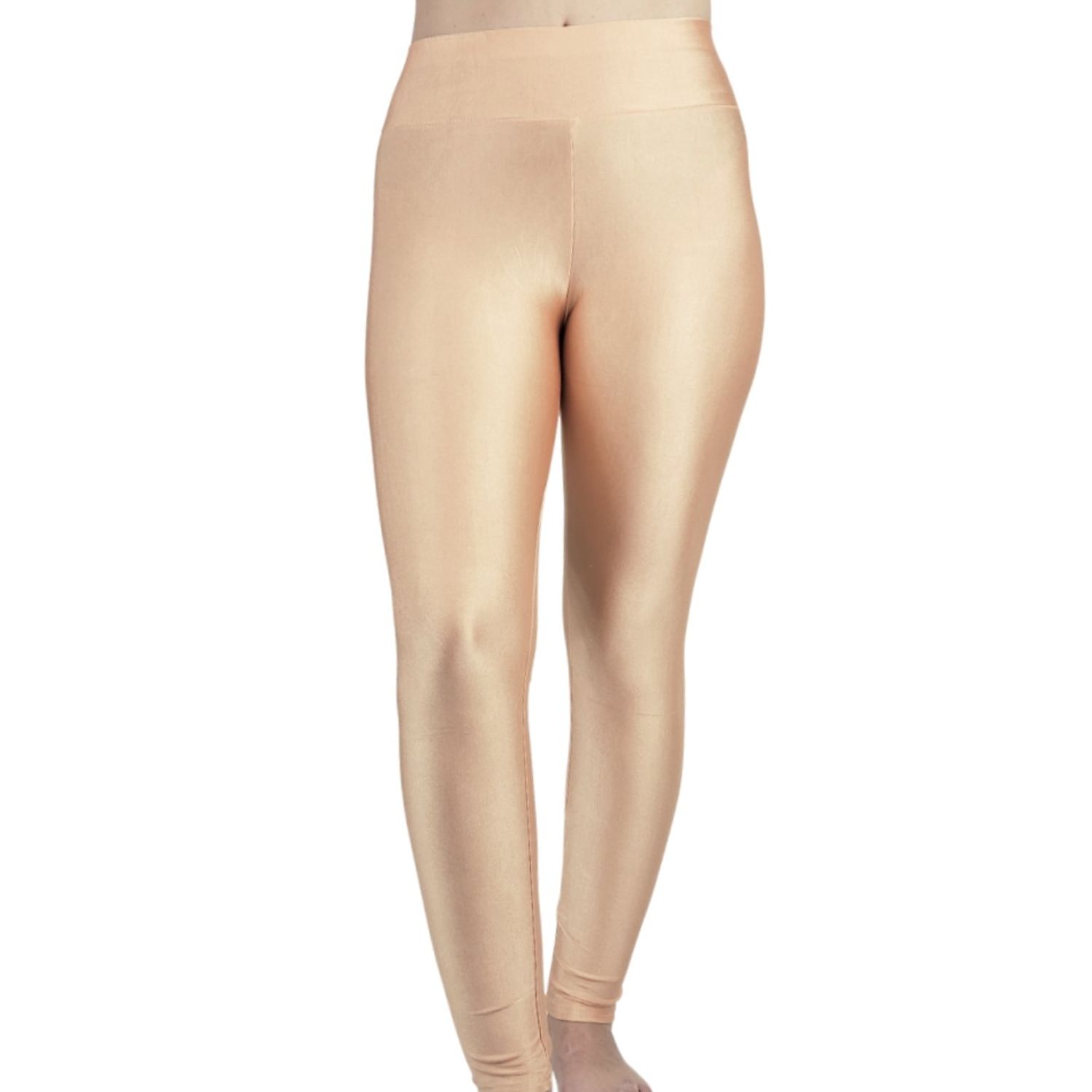 Likeshop - Calza Lycra Deportiva Mujer Tiro Alto Dupont Alto Brillo 548