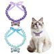 thumbnail image 1 of Collar de Perlas para Gato y Perro Uxcell, Forma de Lazo Pequeño con Diamantes de Imitación, Collar de Gato Lindo Ajustable (S, Púrpura/Azul, 2 Piezas), 1 of 7
