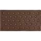 thumbnail image 1 of Respaldo Cama Diamond 1.5 Plaza Felpa Chocolate, 1 of 4