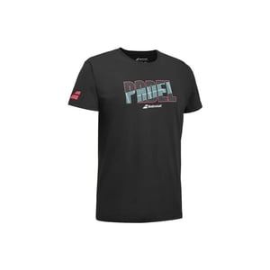 Polera Babolat Padel Cotton Tee Negra Tenis Padel