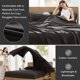 thumbnail image 4 of Juego de sábanas Comfort Spaces Full 4 piezas, negro, algodón, 4 of 9