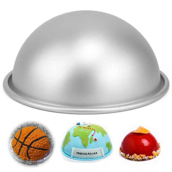Molde para Pastel Cayanmydery de Aluminio Antiadherente con Cúpula de 15 cm
