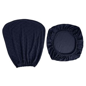 Bothyi - Funda Para Silla De Oficina Dividida Impermeable Universal Lavable Protectora Azul Marino