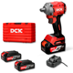 thumbnail image 1 of Llave Impacto Inalámbrica 400 Nm DCK + 2 Baterías 4ah + Cargador 2A + Maleta De Transporte, 1 of 1