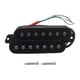 thumbnail image 4 of Pastilla Humbucker De 7 Cuerdas, Profesional, De Bajo Ruido, De Doble Bobina, Fácil De Instalar, Color Negro Y Plateado, 52 Mm, 4 of 5