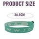 thumbnail image 4 of Pulsera unisex con estampado de letras jacquard y correa de muñeca ajustable WWJD, 4 of 5