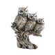 thumbnail image 1 of Figuras De Búho Estatua De Animal Creativa Moderna Para Muebles De Estantería De Escritorio Gris, 1 of 2