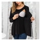 thumbnail image 2 of Polera Lactancia Maternidad Manga Larga Vero Negro negro L, 2 of 9