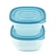 thumbnail image 1 of Set 2 Hermeticos Cuadrado Azul 1200 Ml, 1 of 1