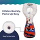 thumbnail image 5 of Juego inflable Football Toss Aqua Touchdown Pass de 60 cm, 5 of 6