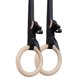 thumbnail image 1 of Anillos de gimnasia Titan Fitness antideslizantes de madera de 31,75 mm, 1 of 1