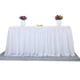 thumbnail image 2 of Faldón de mesa Suppromo de tul blanco de 14 pies para mesa rectangular o redonda, 2 of 5