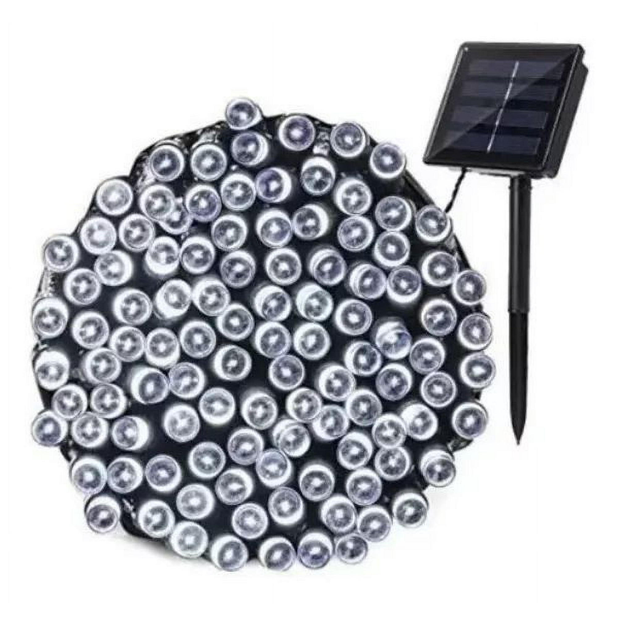 Shop E-home - Luces Led Solar Navidad Guirnalda 10m 100 Led Luz Blanca
