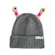 thumbnail image 4 of Gorro De Punto De Pequeño Monstruo Brillante Gorro De Punto Para Niño Para Correr Patinar Calle Gris, 4 of 5