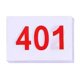 thumbnail image 5 of Babero Para Correr Números De Competidor Ligeros Para Gimnasia Baloncesto Fútbol 401 A 500, 5 of 5