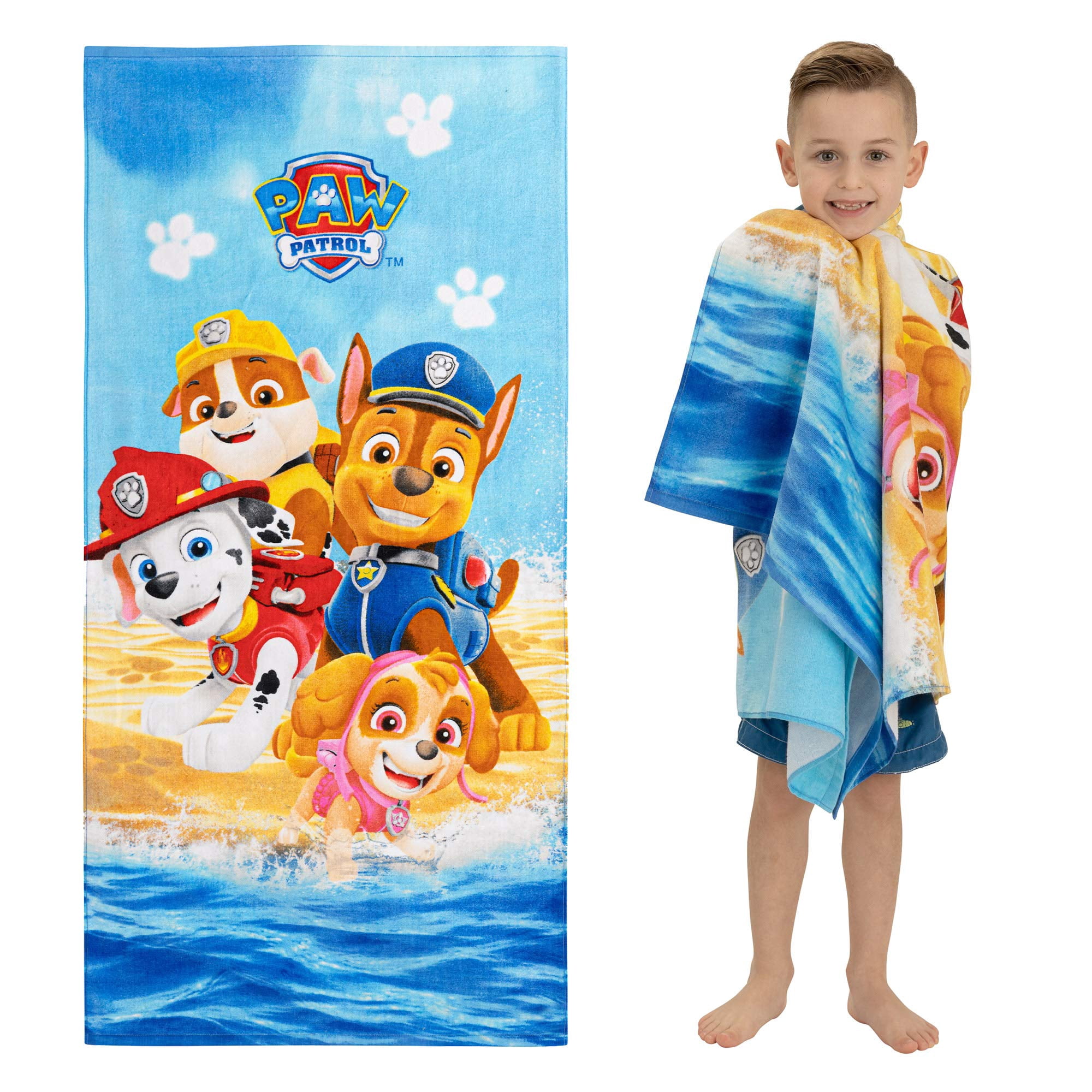 Toalla Franco Kids Paw Patrol 100% Algodón 147 X 71 Cm