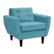 thumbnail image 2 of Sofa Bote 1c Felpa 00 Turquesa, 2 of 6