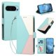 thumbnail image 2 of Funda Cartera Tricolor para Google Pixel 10/10 Pro 5G con Ranuras, Verde, 2 of 6