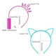 thumbnail image 2 of Coronas de orejas para gatos Suyegirl que brillan en la oscuridad, 12 unidades, de Party Supplies, 2 of 3