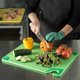 thumbnail image 5 of Tabla de cortar San Jamar 38x51x1,3 cm verde Saf‑T‑Grip, 5 of 5