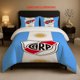 thumbnail image 1 of River Plate FC Emblem Blue White Red Shield and May Sun Pattern Bedding Set Soft and Comfortable Bedding Set Suitable for All Seasons, 1 of 1
