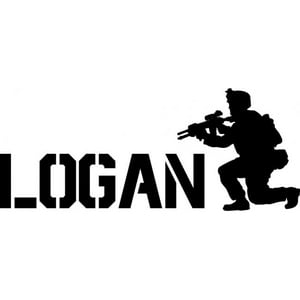 Rienda Libre Graphics - Decomural Personalised Name Army Soldier Ws-51005