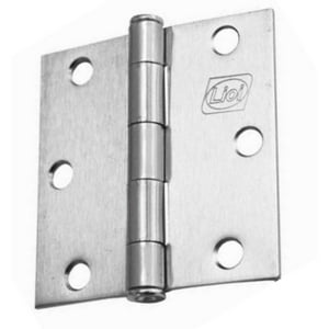 Bisagra L-88 Niquel Satinada 2 Un. 3.1/2X3.1/2"" - Lioi