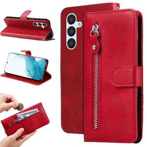 Gangxun - Funda Con Cremallera Para Samsung Galaxy A54 5G, Carcasa Cartera De Cuero Pu Con Soporte Y Tarjetero