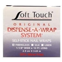 Envolturas Para Uñas Soft Touch Dispense-A-Wrap 3.65 M Fibra De Vidrio