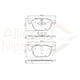 thumbnail image 2 of Pastillas Freno para auto BMW X5 25d 2014-2018 Delantero, 2 of 4