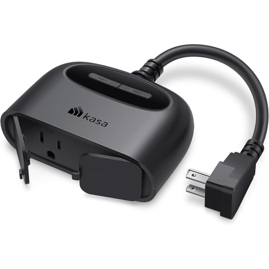 Kasa Smart - Kasa Outdoor Smart Plug, Enchufe Inteligente Wi-fi Para Exteriores Con 2 Tomas